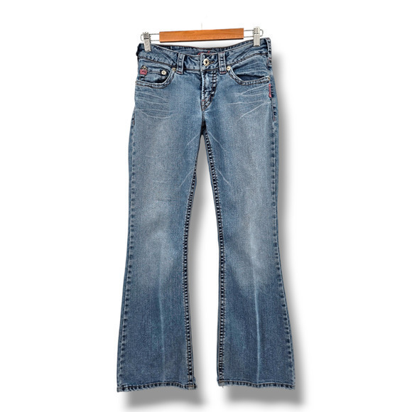 Silver‎ Jeans Women's Distressed Light Wash Bootcut Jeans Size 30/31 - Picture 1 of 16
